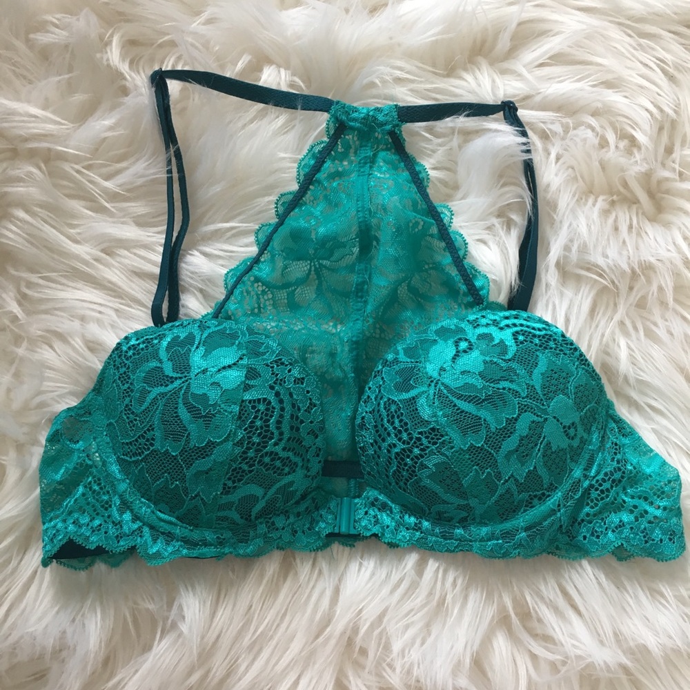 VS PINK Date Push-up Racerback Bra (Lace)
